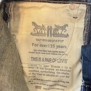 Levi’s Men's Dark Blue Slim Jeans 29x32